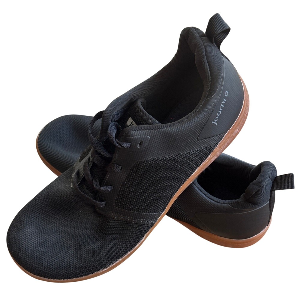 Joomra Mens Barefoot Shoes Minimalist Training Sneakers Black Gum Sole Size 46